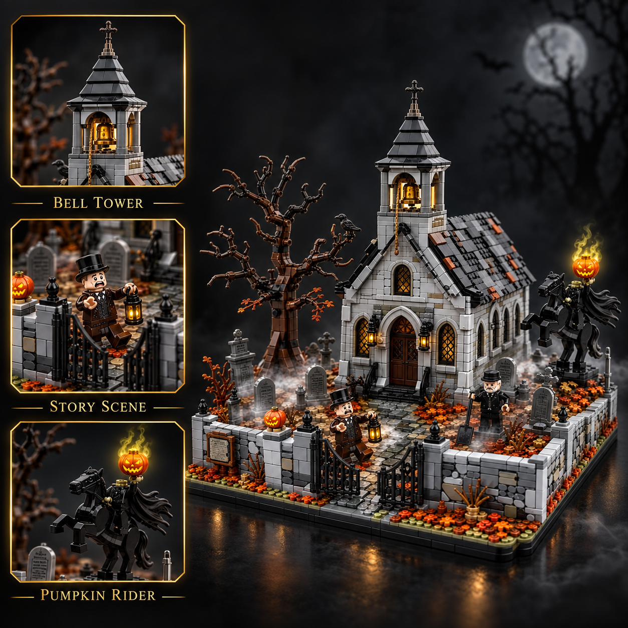 Sleepy Hollow Old Dutch Church Graveyard Collector Building Set