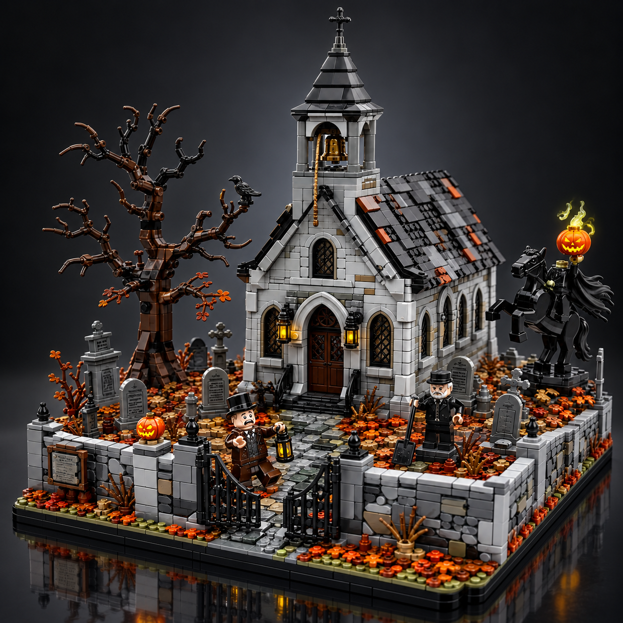 Sleepy Hollow Old Dutch Church Graveyard Collector Building Set