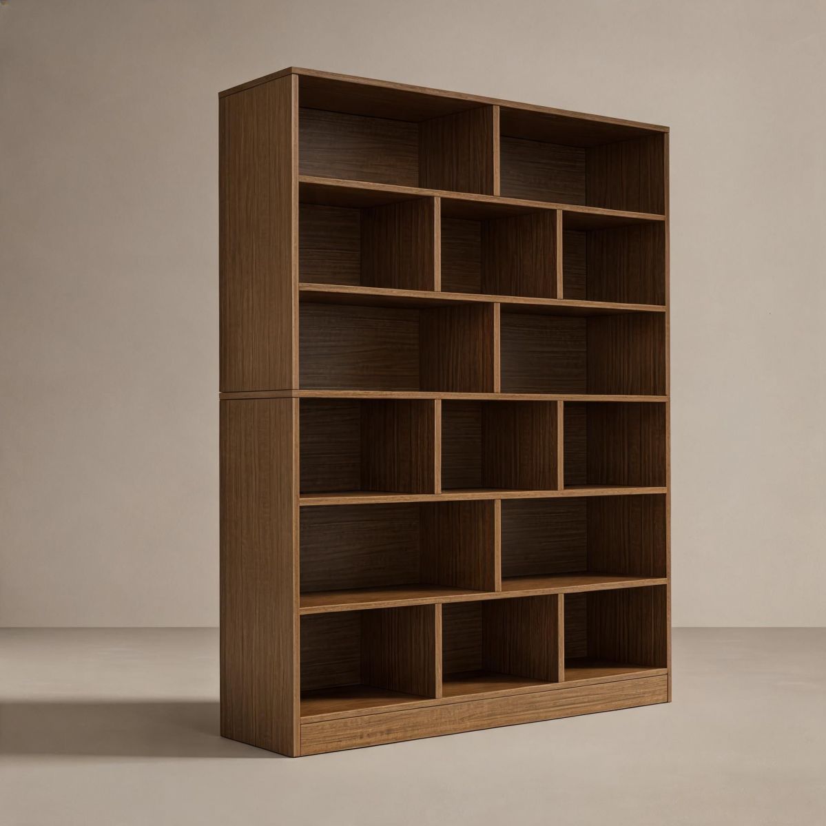 39" Brushed Black Oak Open Wine Cabinet, Wide Freestanding Storage Shelf for Bottles, Glassware, and Decor-Tuwine