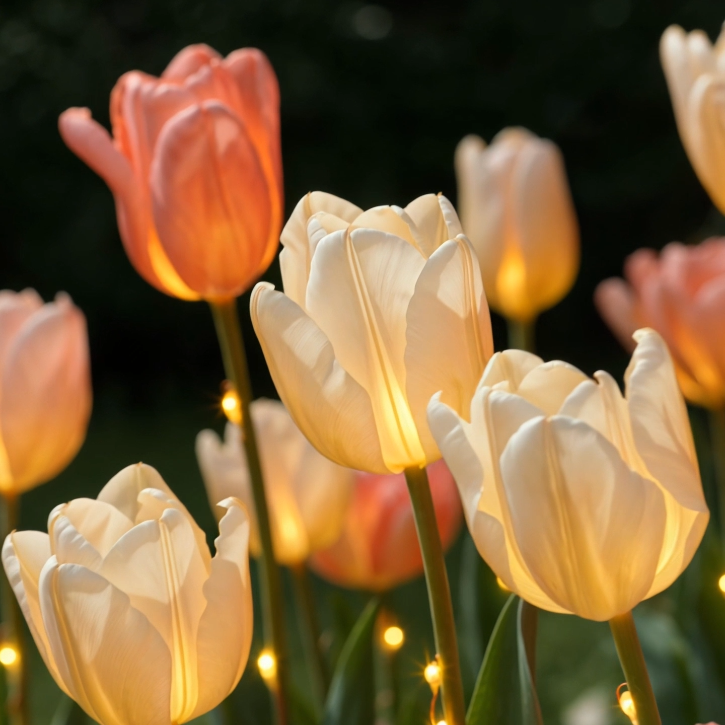 Solar Tulip Flower Lights for a Glowing Night Garden ✨