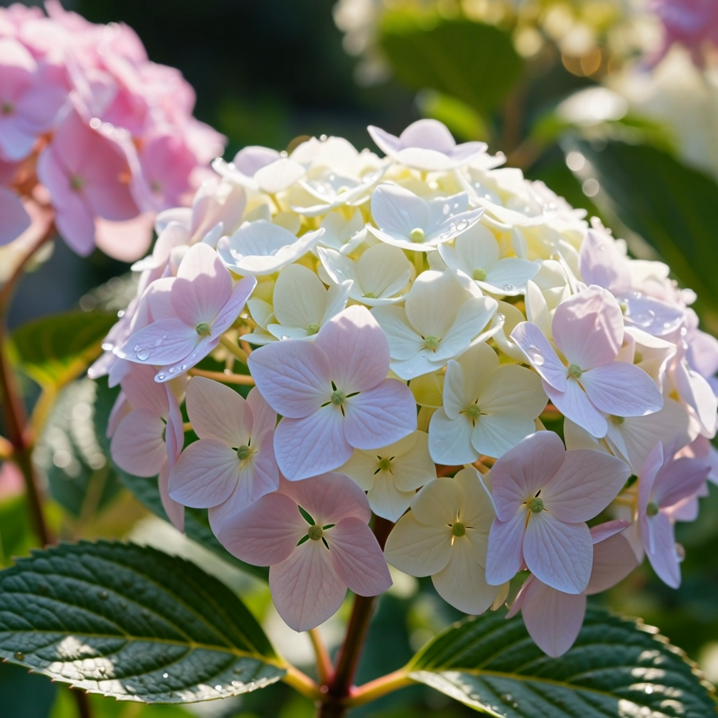 Solar Hydrangea Flower Lights for a Glowing Night Garden ✨