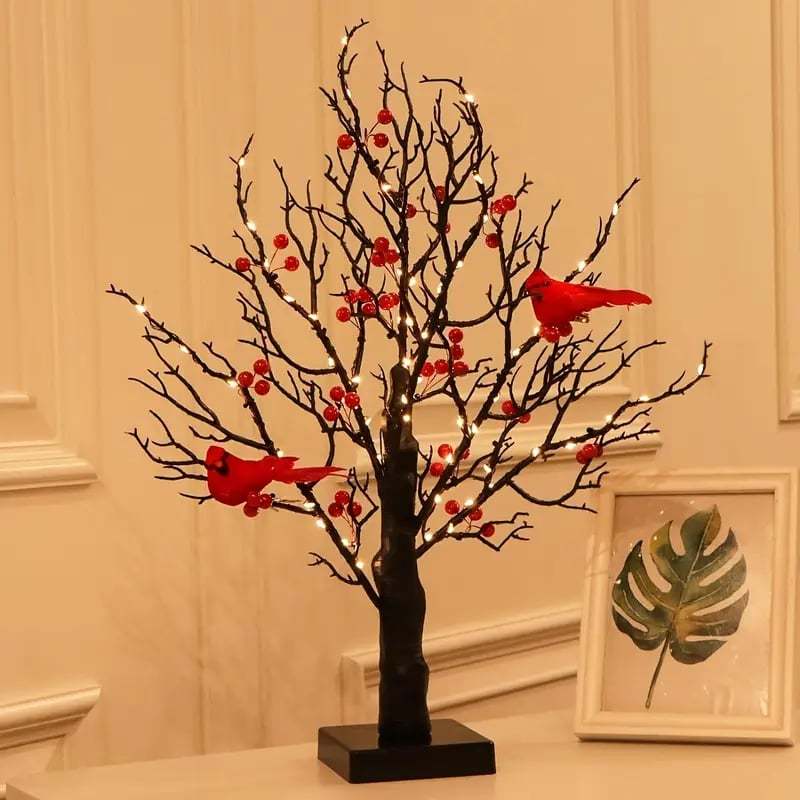 ✨ LED Vintage Glowing Tree