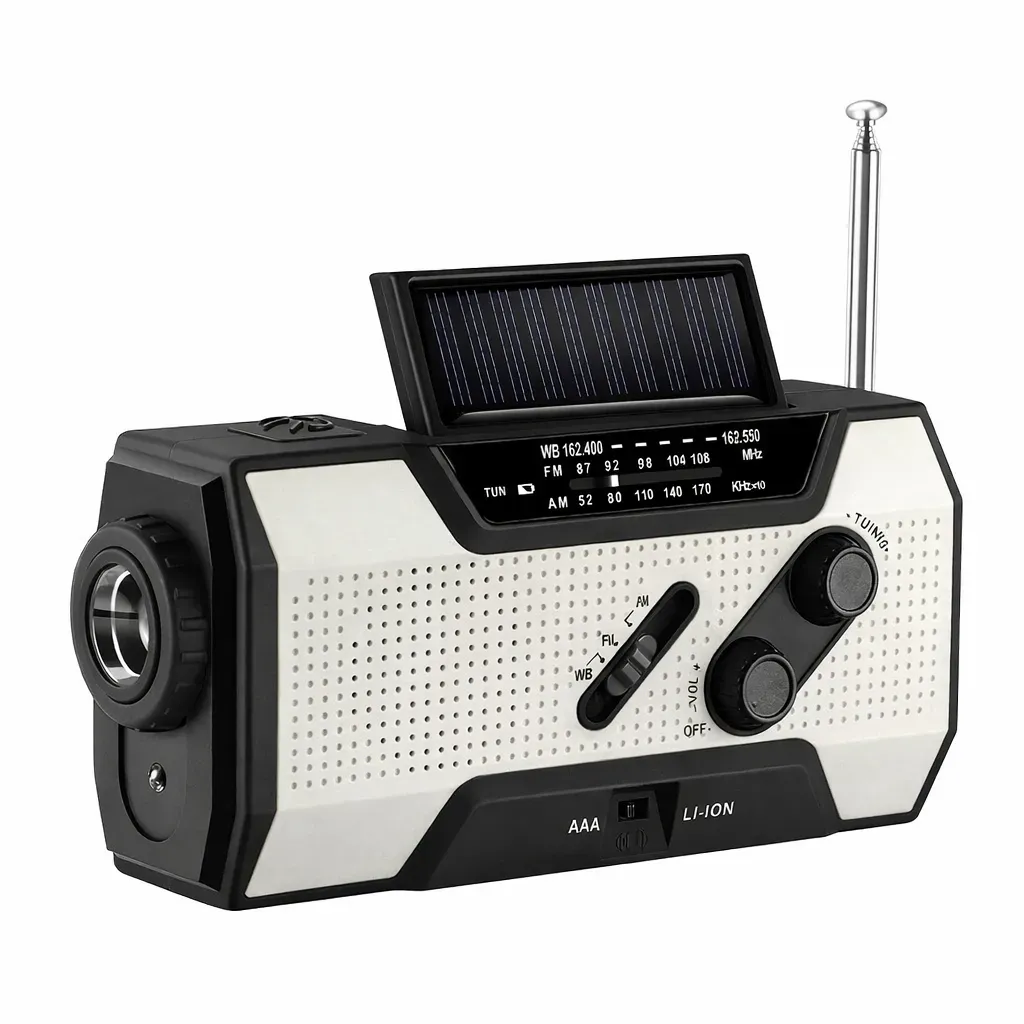 Big Christmas Sale 70%OFF - Self-Powered Weather Alert & 2000mAh Power Bank Radio 🔥