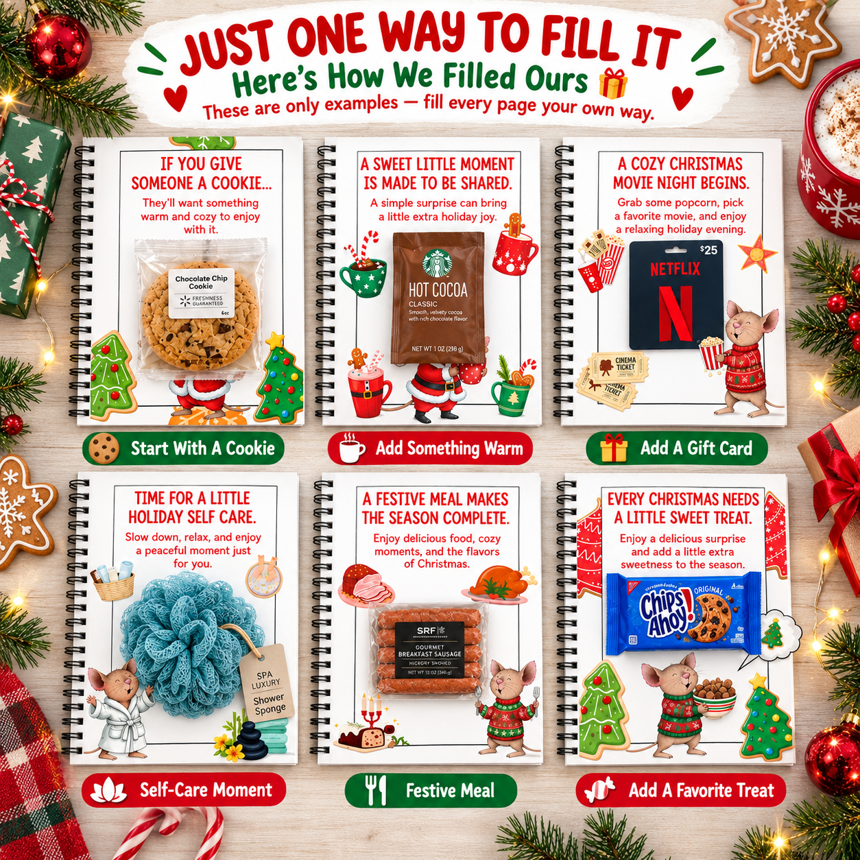 "IF YOU GIVE A COOKIE FOR CHRISTMAS" 🍪❤️Christmas Gift 📘Hardcover