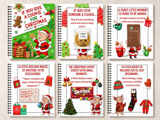 "IF YOU GIVE A COOKIE FOR CHRISTMAS" 🍪❤️Christmas Gift 📘Hardcover