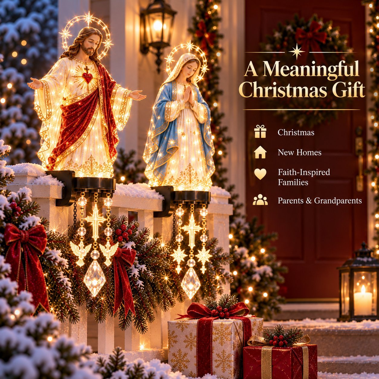 🎁LAST DAY 70% OFF🔥✨ Sacred Christmas Railing Lights
