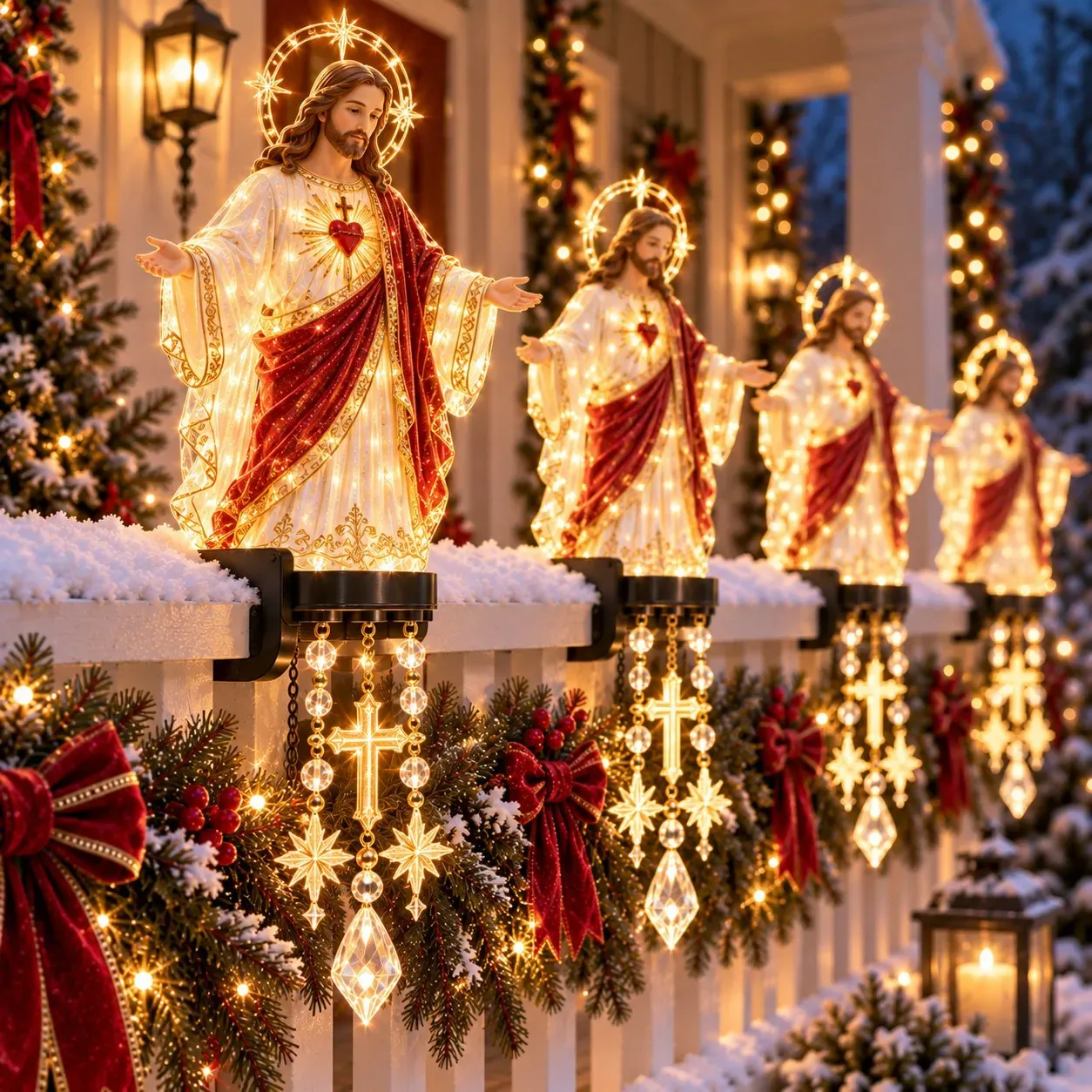 🎁LAST DAY 70% OFF🔥✨ Sacred Christmas Railing Lights