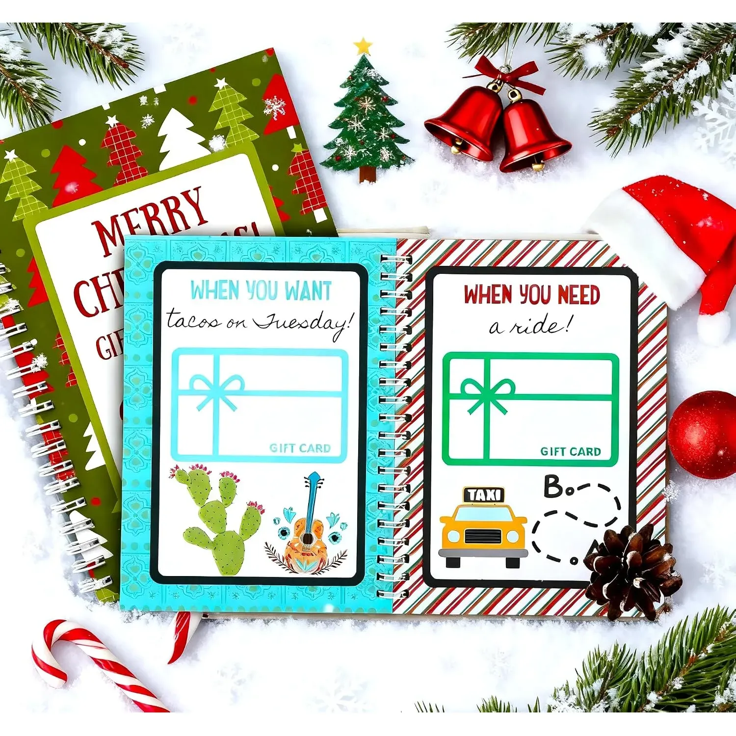 Merry Surprises Christmas Gift Card Book