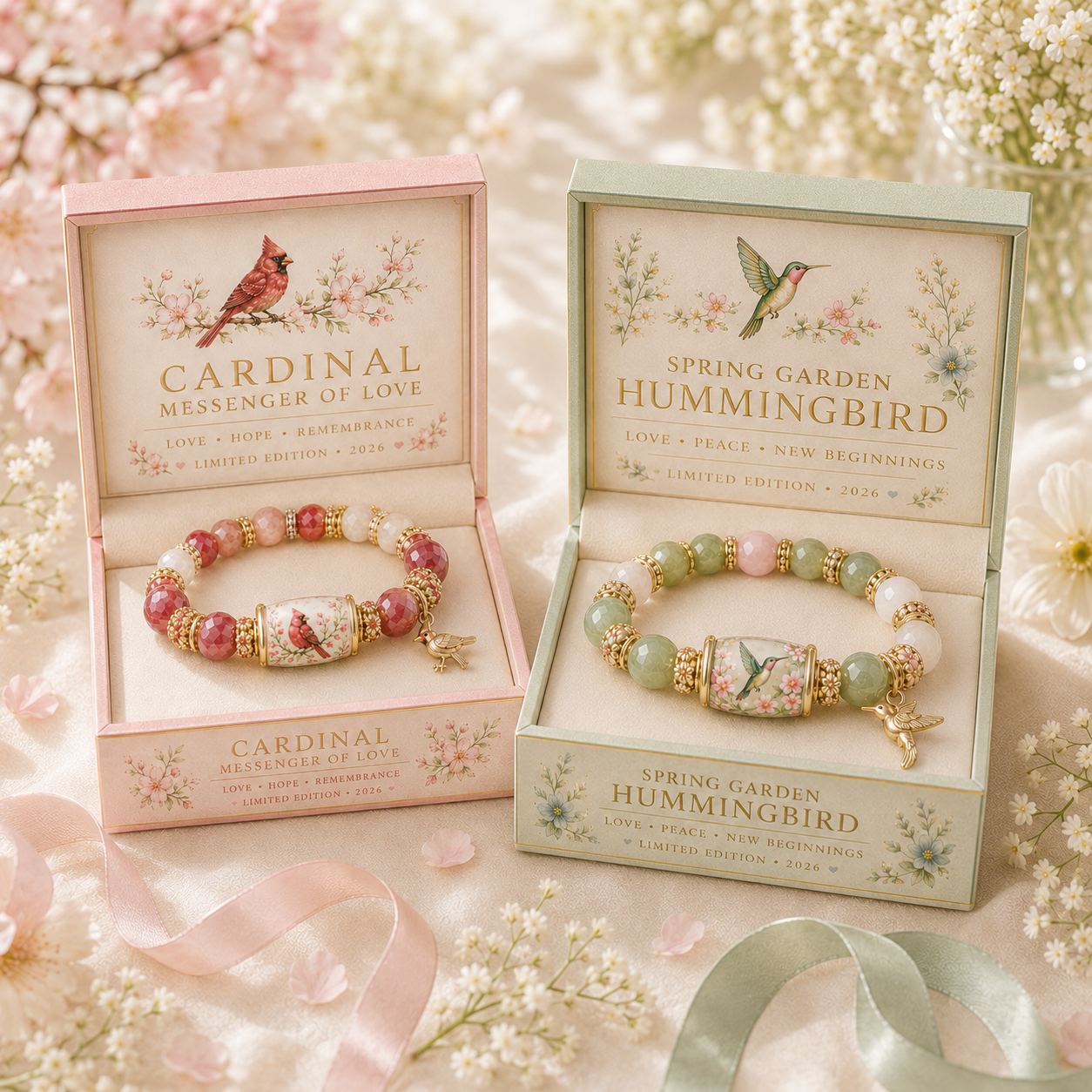 ❤️ Love, Remembrance & Cardinal Blessings 🕊️ | 2026 Limited Edition Bracelet