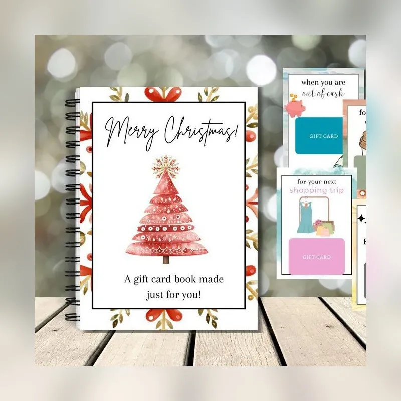 Merry Surprises Christmas Gift Card Book