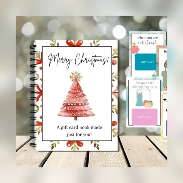 Merry Surprises Christmas Gift Card Book
