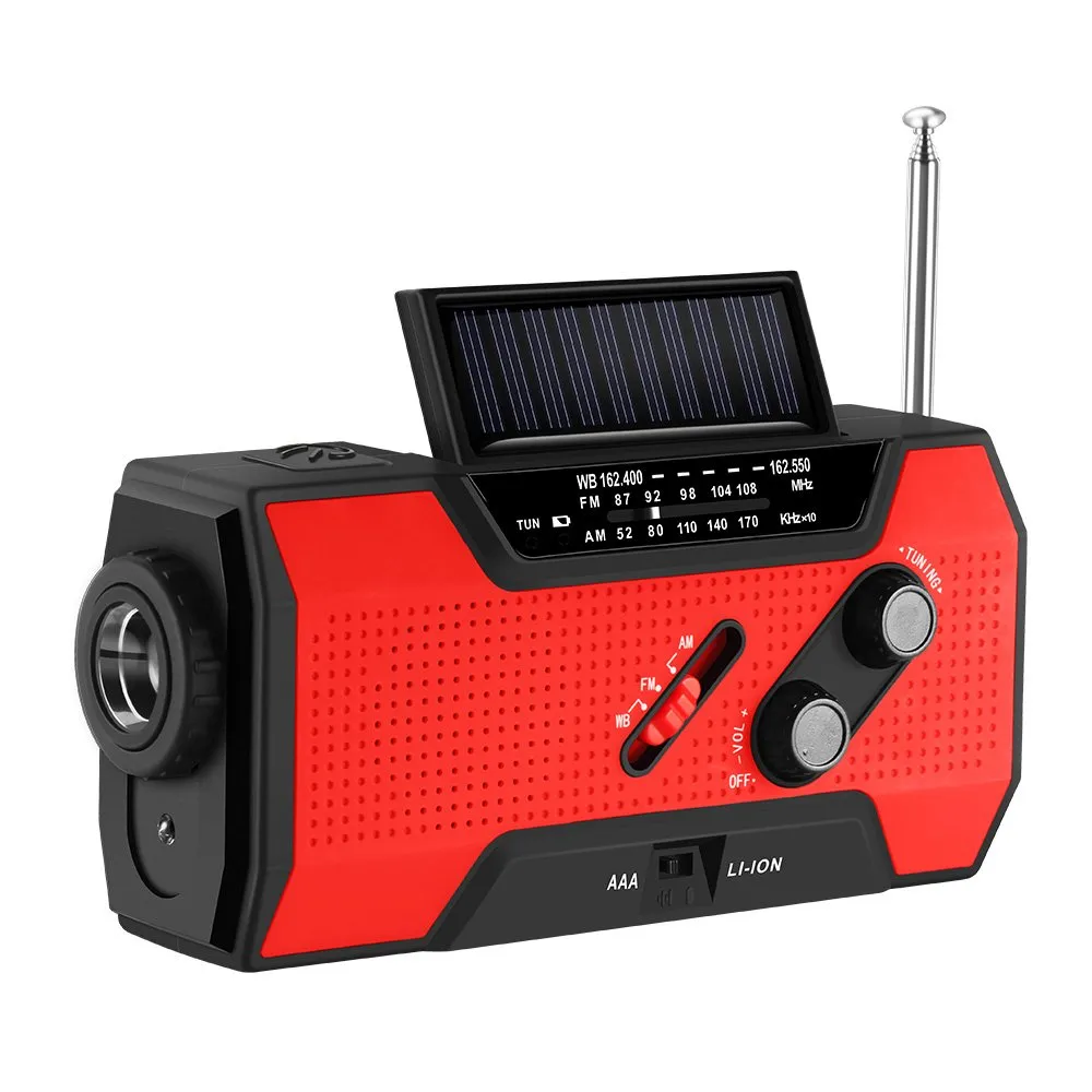 Big Christmas Sale 70%OFF - Self-Powered Weather Alert & 2000mAh Power Bank Radio 🔥