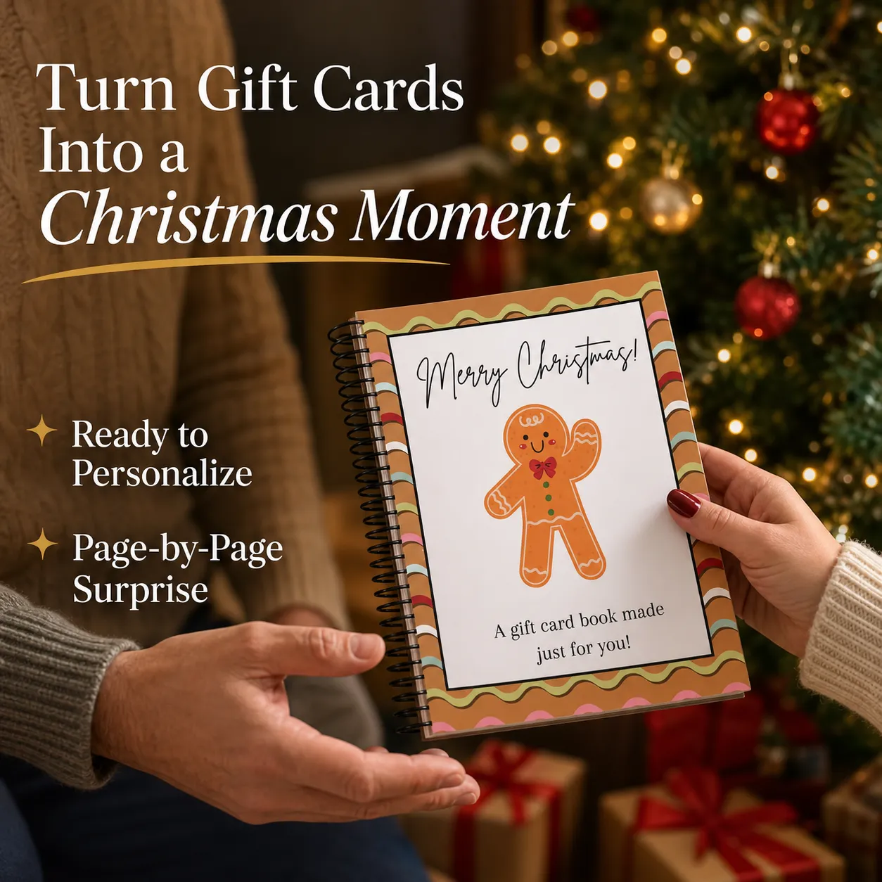 Merry Surprises Christmas Gift Card Book