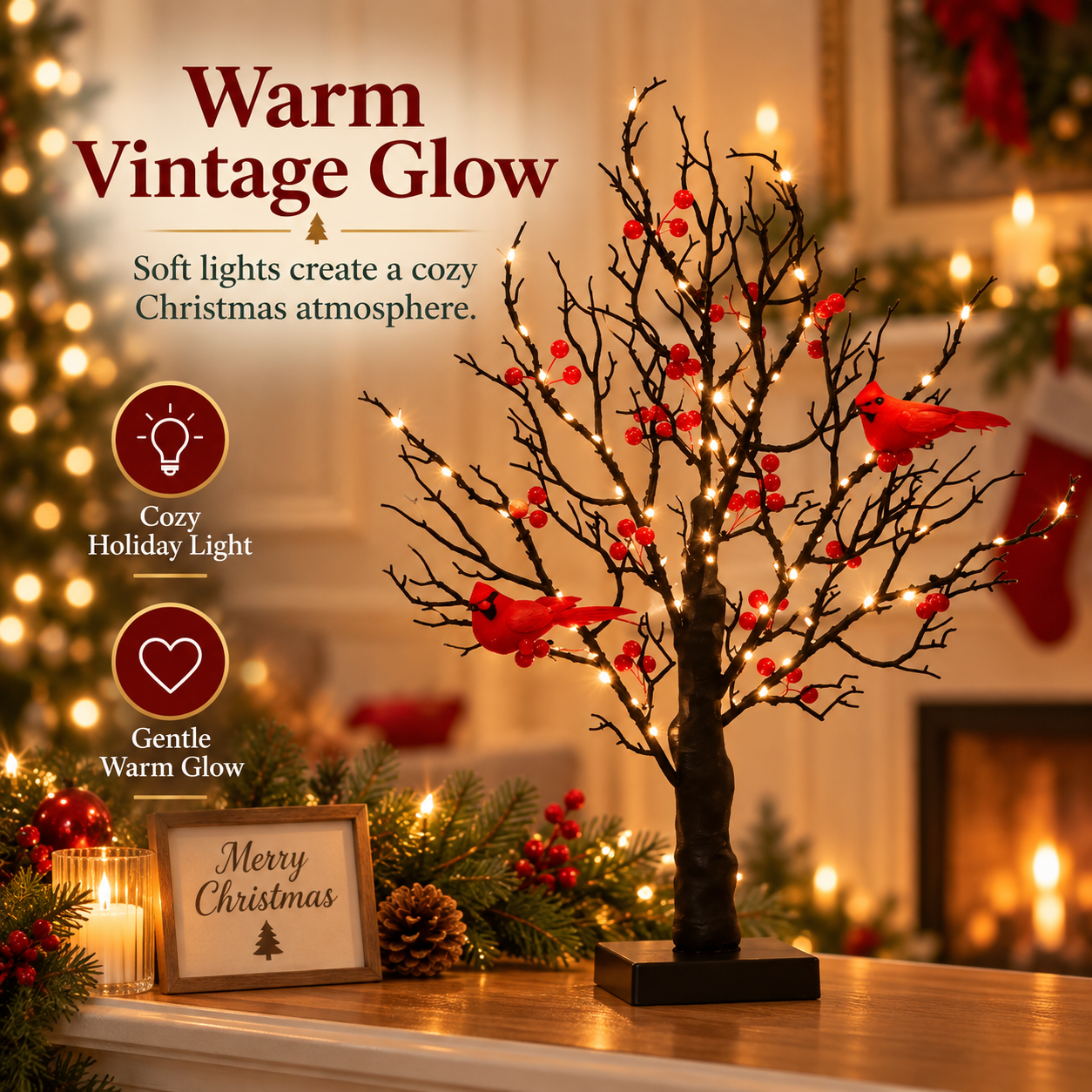 ✨Last Day 70%OFF- LED Vintage Glowing Tree