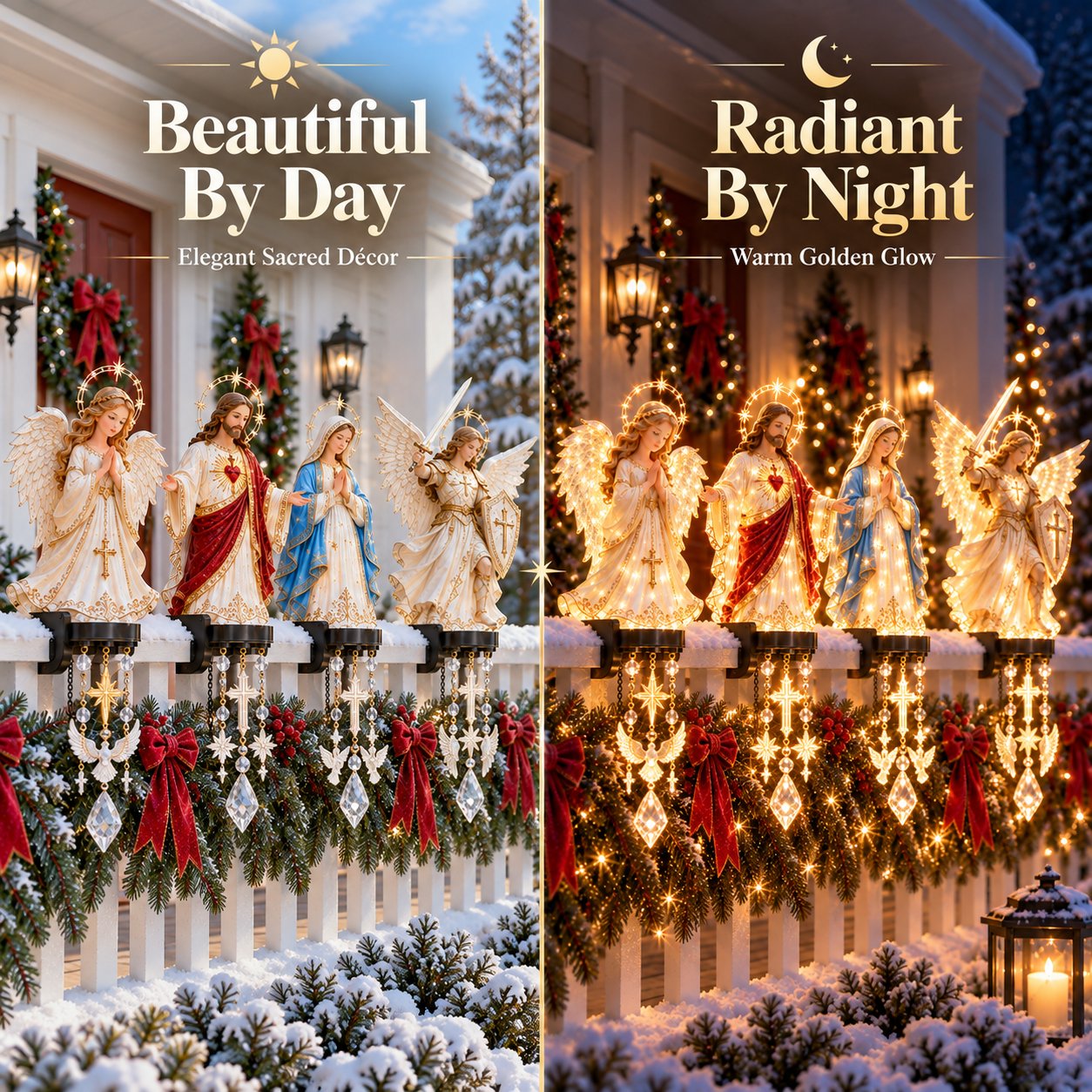 🎁LAST DAY 70% OFF🔥✨ Sacred Christmas Railing Lights