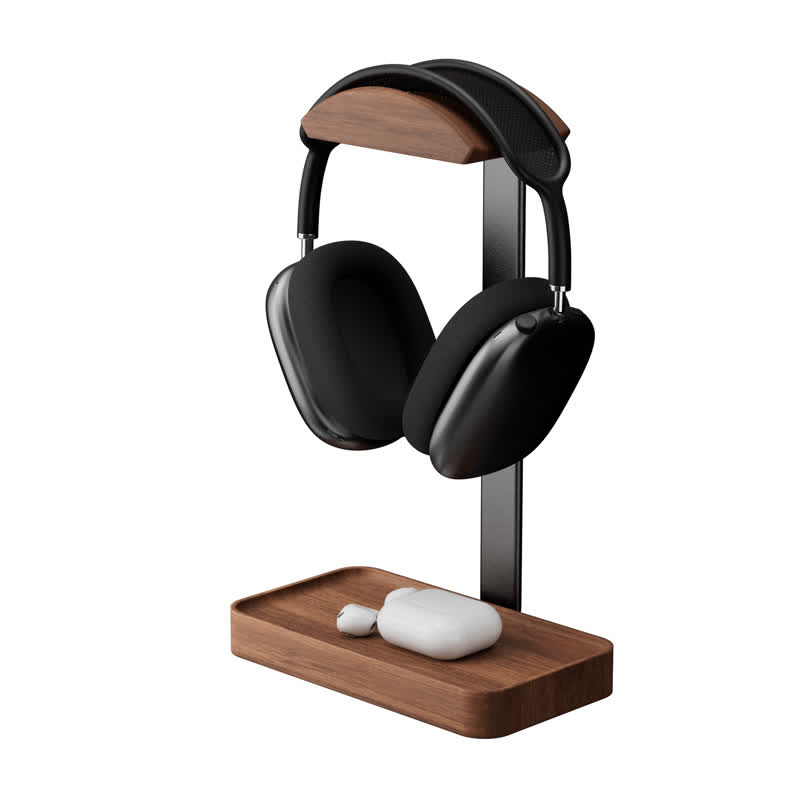 The Walnut Headphone Stand - Walnut - image 1
