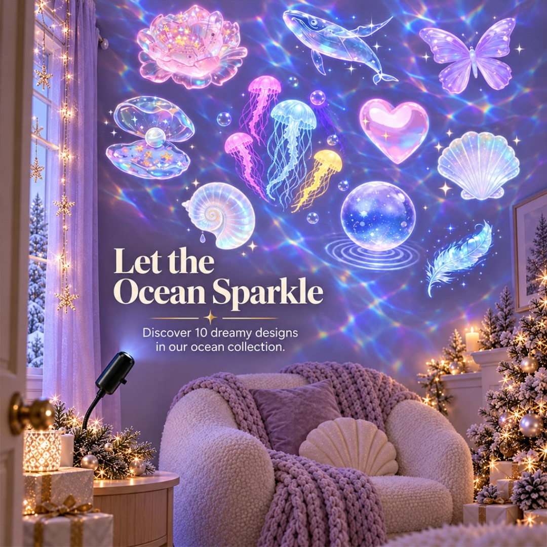 🔥Last Day 50% OFF🎄Plug-&-Play HD Christmas Projector - 6 or 10 Festive Scenes