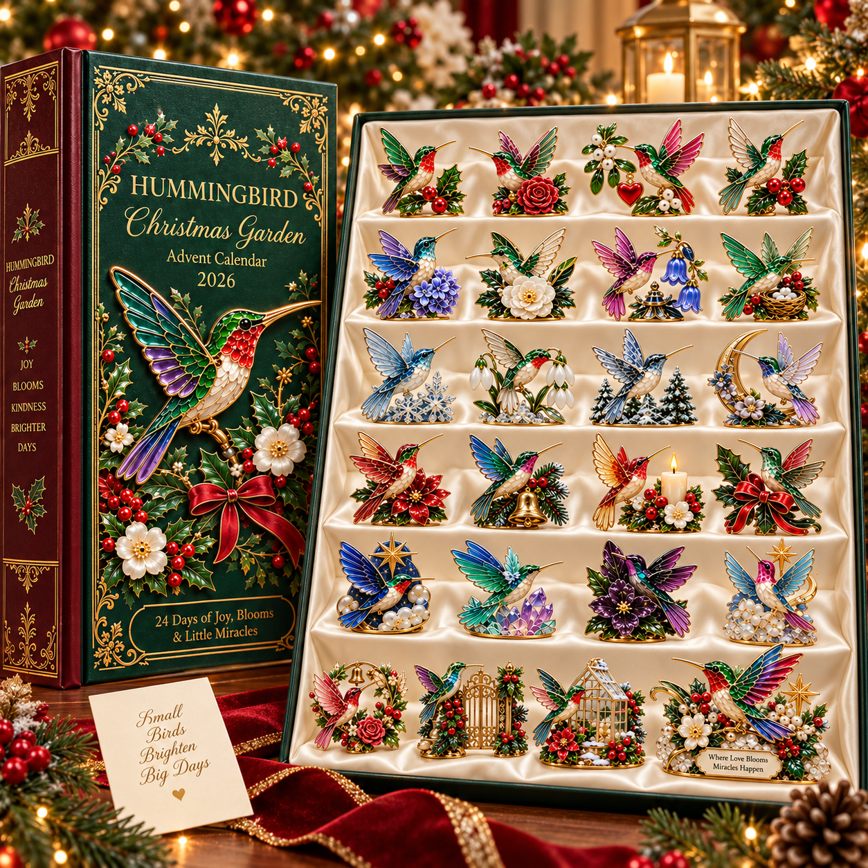 ⏳ Last day to save 61% 🐦24 Days of Joy in Bloom — Hummingbird Christmas Garden Advent Calendar 2026