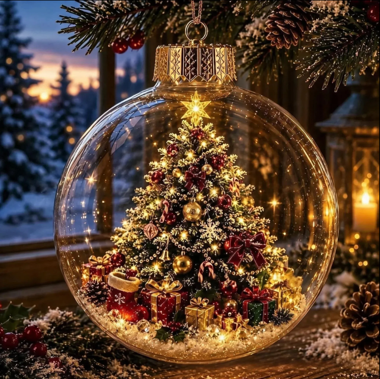 🔥Limited time 69% OFF -✨🎄Light-Up Christmas Diorama Ornament 