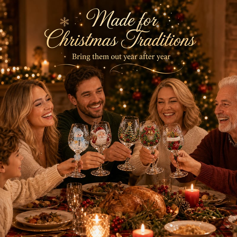 🔥 Last Day 56% OFF🥂Christmas 3D Wine Glass Collection Gift Box Set ✨