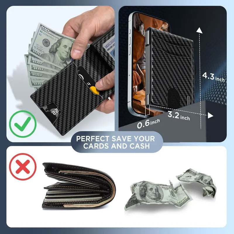 🔥 Last Day 52% OFF💵Minimalist Wallet - Pop-Up Card Design For Faster Everyday Carry