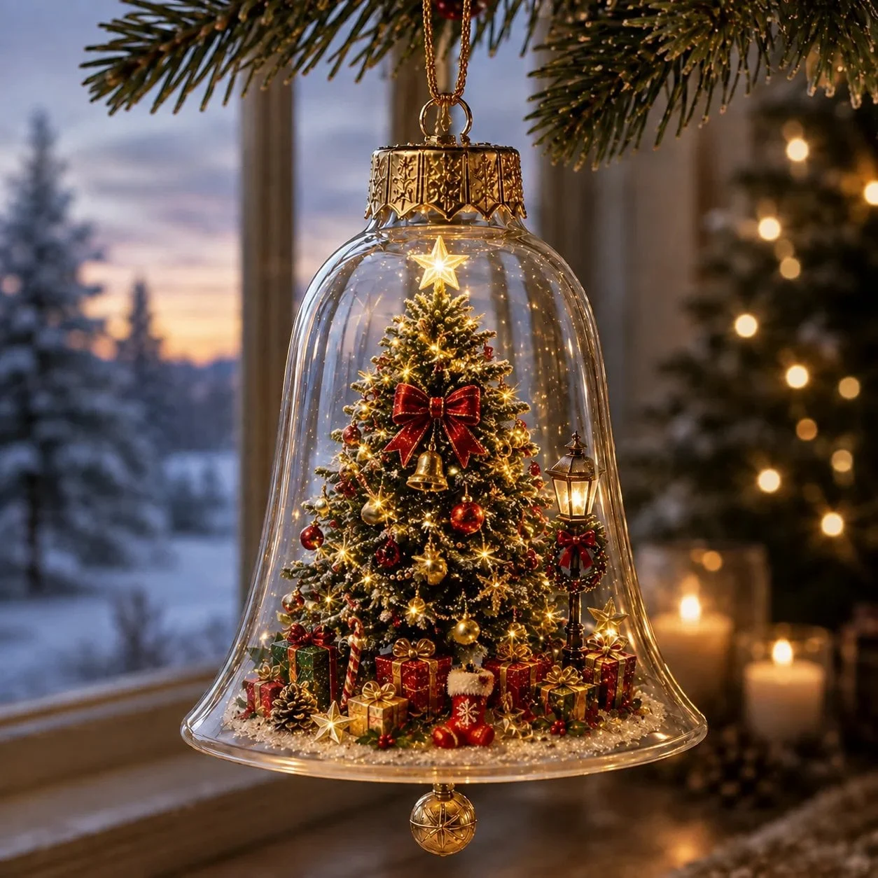 🔥Limited time 69% OFF -✨🎄 Glowing Christmas Story Ornament – Light-Up Mini Holiday Scene（🎁 Buy 3 Get 1 Free — Add Any 4 Pcs To Cart）