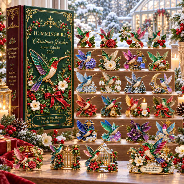 ⏳ Last day to save 61% 🐦24 Days of Joy in Bloom — Hummingbird Christmas Garden Advent Calendar 2026