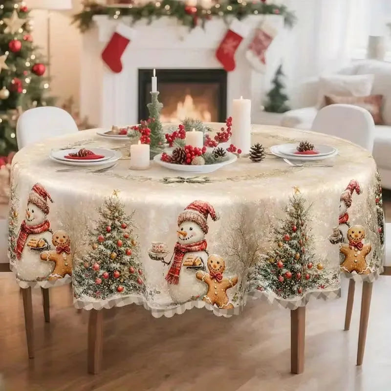 🔥 Last Day 53% OFF 🎄🎅Vintage Christmas Holiday Tablecloth