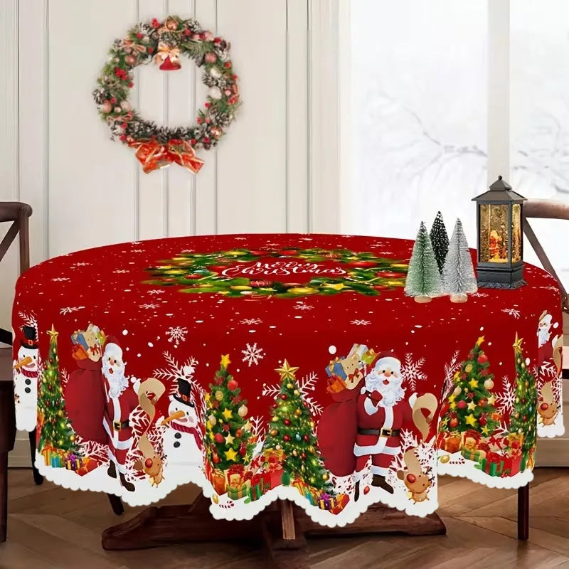 🔥 Last Day 53% OFF 🎄🎅Vintage Christmas Holiday Tablecloth