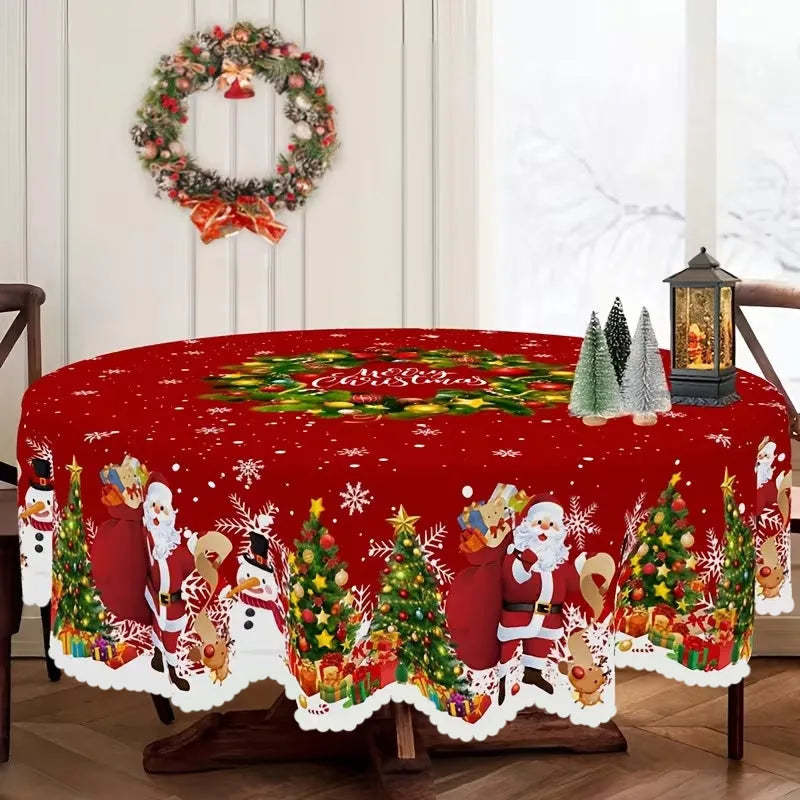 🔥 Last Day 53% OFF 🎄🎅Vintage Christmas Holiday Tablecloth