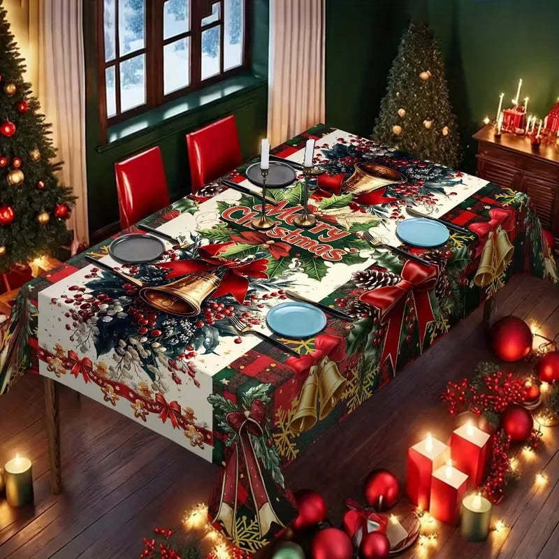 🔥 Last Day 53% OFF 🎄🎅Vintage Christmas Holiday Tablecloth