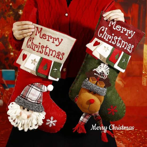 🔥 Last Day 52% OFF 🎅Personalized Christmas Stocking with 3D Character – 3 Designs