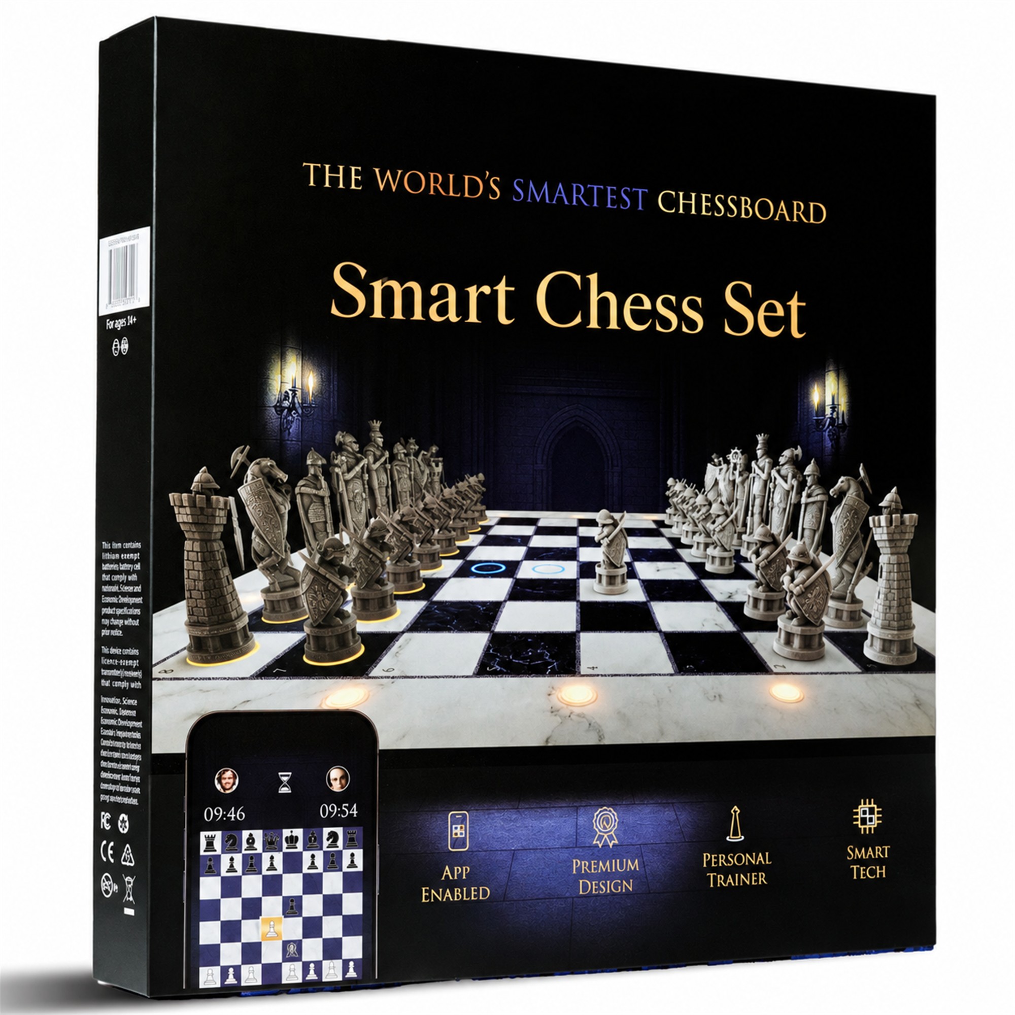  Chess Set Smart Electronic Board Game. Wizards Chess with App