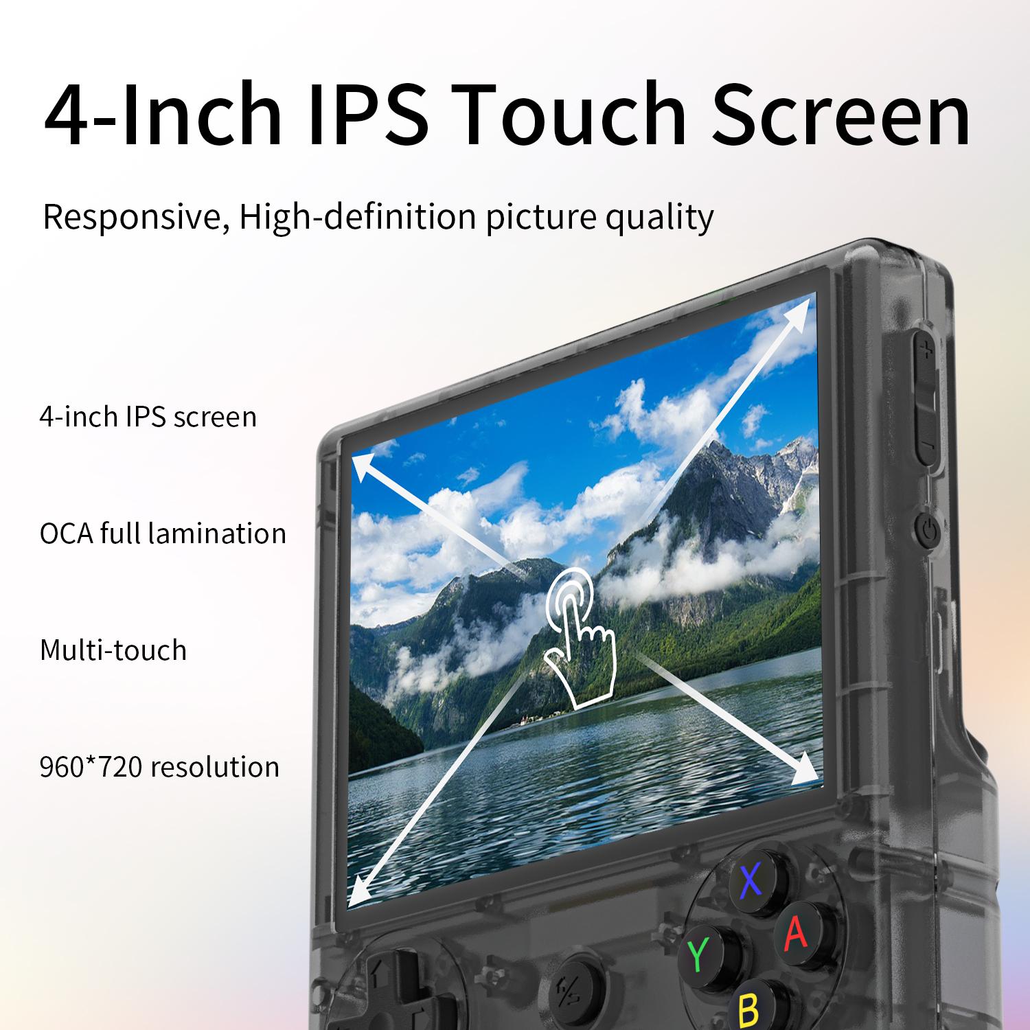 4-inch IPS touch screen with OCA full lamination and multi-touch