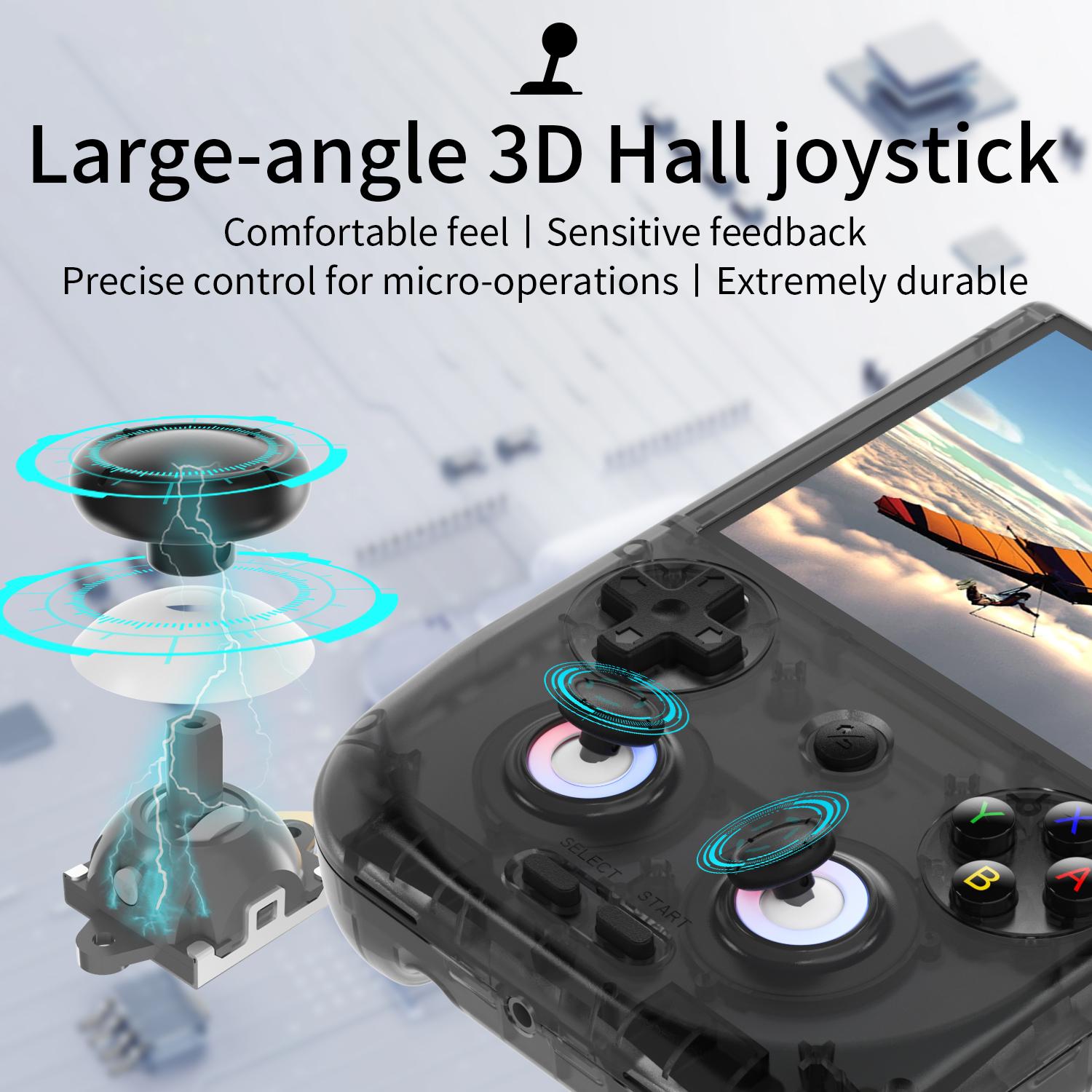 Large-angle 3D Hall effect joystick with magnetic sensor technology