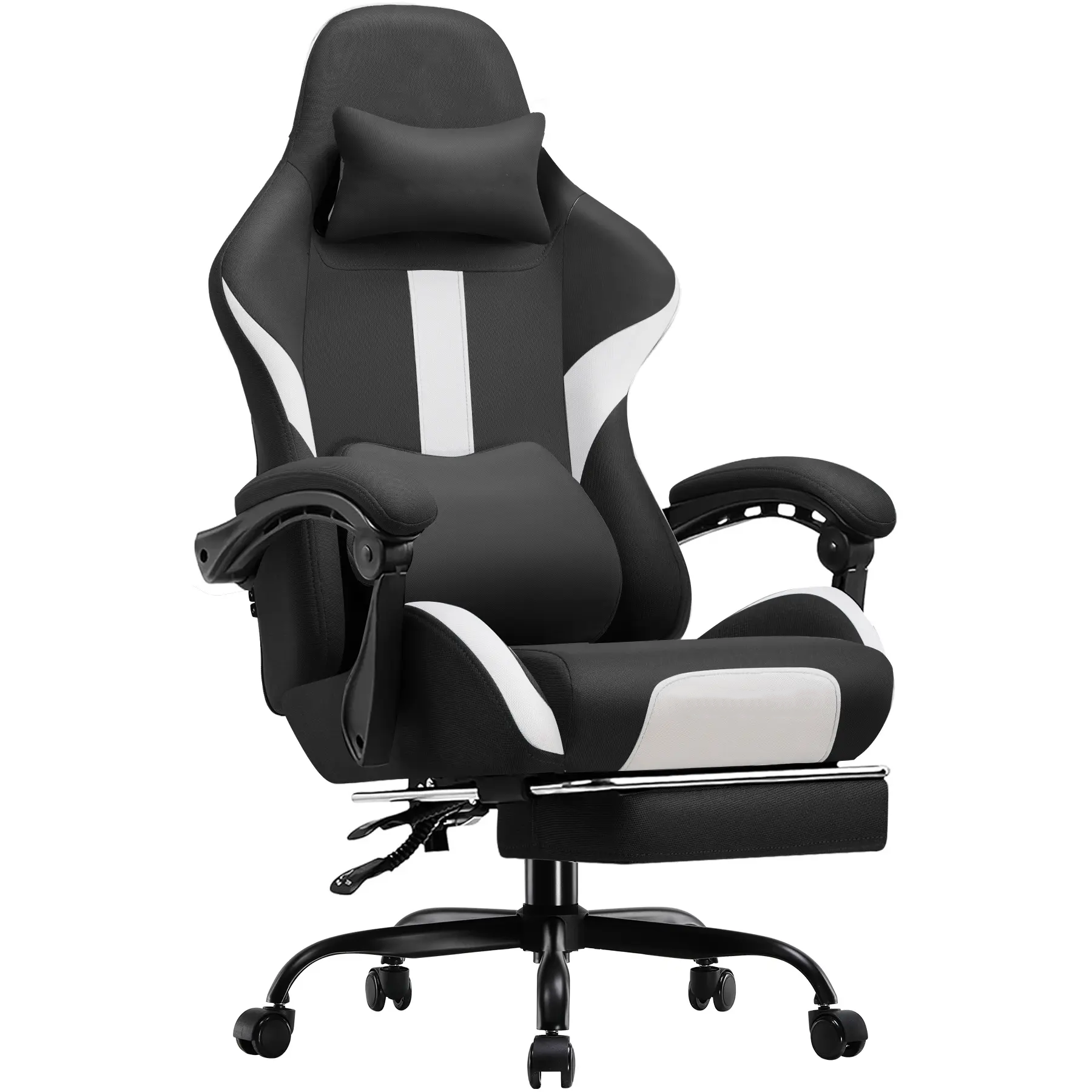 【Deals for You】Ergonomic Office Gaming Chair - Pocket Spring Cushion, Memory Foam Lumbar Pillow, Reclining Mesh Swivel Rolling Task Chair Furniture,Easy Assembly,Comfortable,Gift Idea