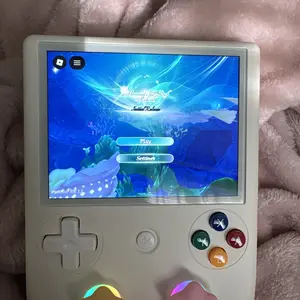 Handheld gaming console customer photo