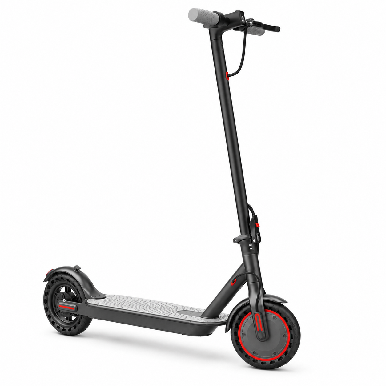 Electric Scooter - 350W Motor, 36V Battery, 19mph Max Speed, 3-Speed Modes, 12-15 mi Range, App-Controlled, Dual ABS Brakes, Portable Foldable, Fitness Use, Ideal Gift for Family & Friends, Dual Brakes Scooters