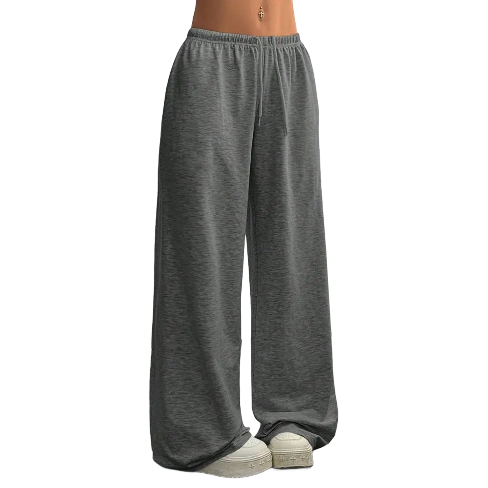 [Solid Color] Oversized Sports Pants Loose Lounge Pants