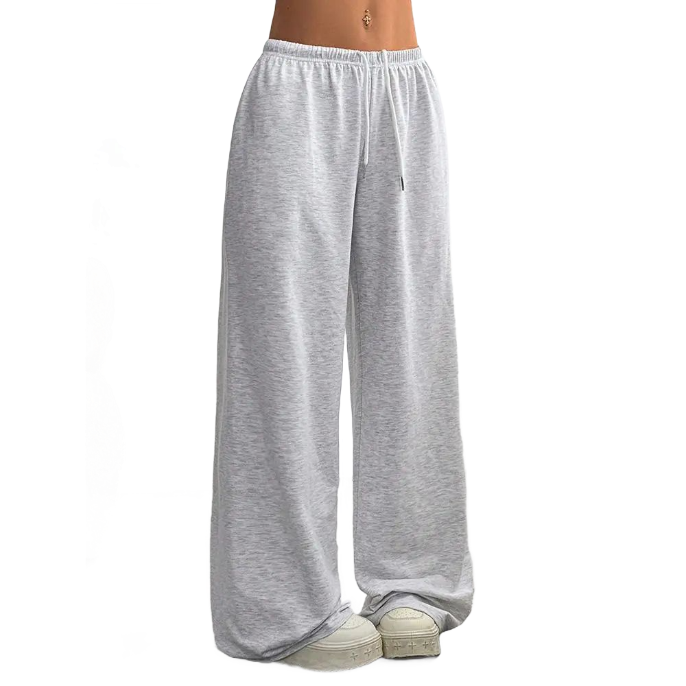 [Solid Color] Oversized Sports Pants Loose Lounge Pants