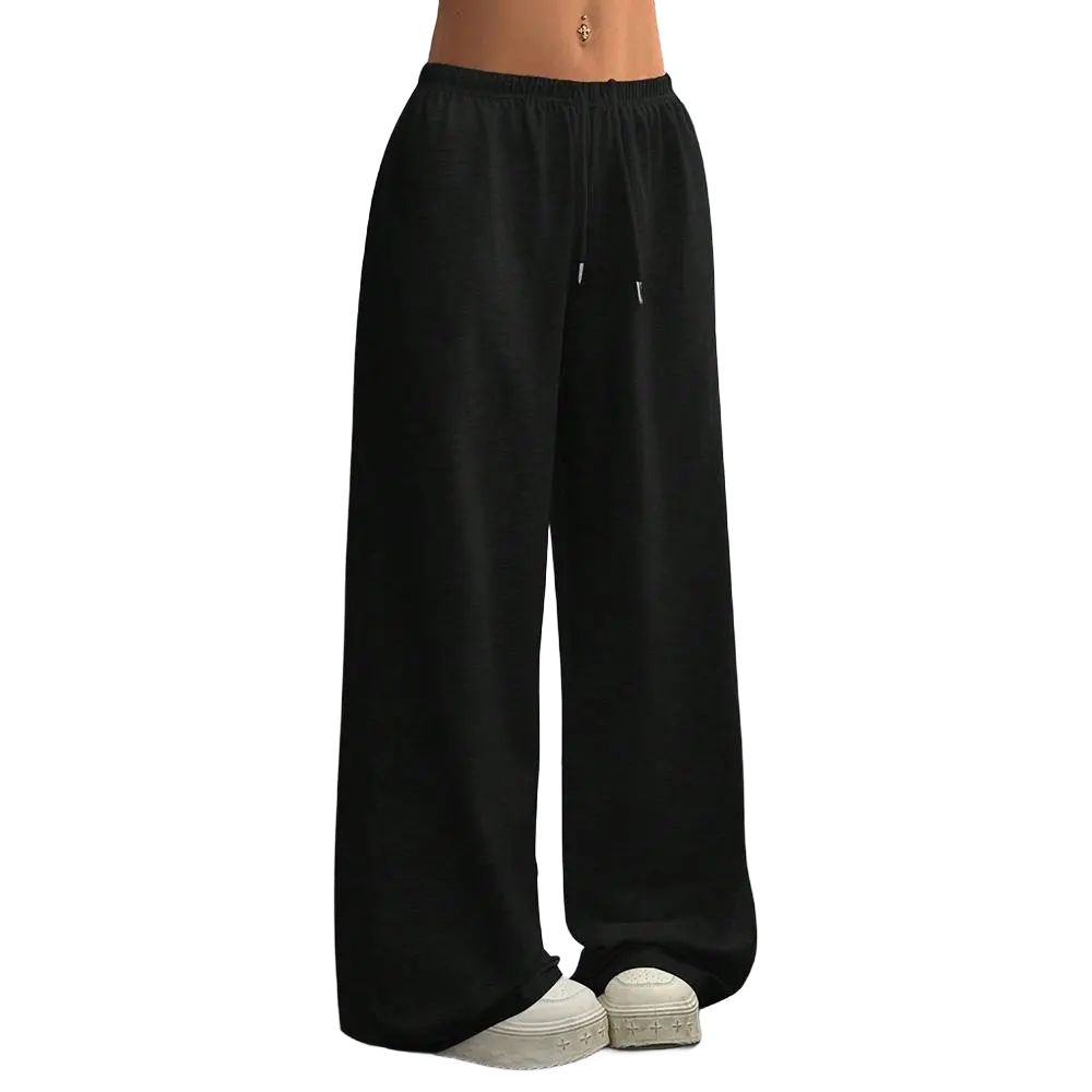[Solid Color] Oversized Sports Pants Loose Lounge Pants