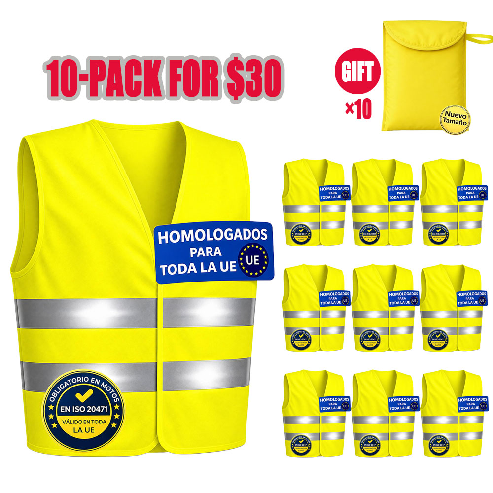 Reflective Vest ISO 20471 Approved + Cover