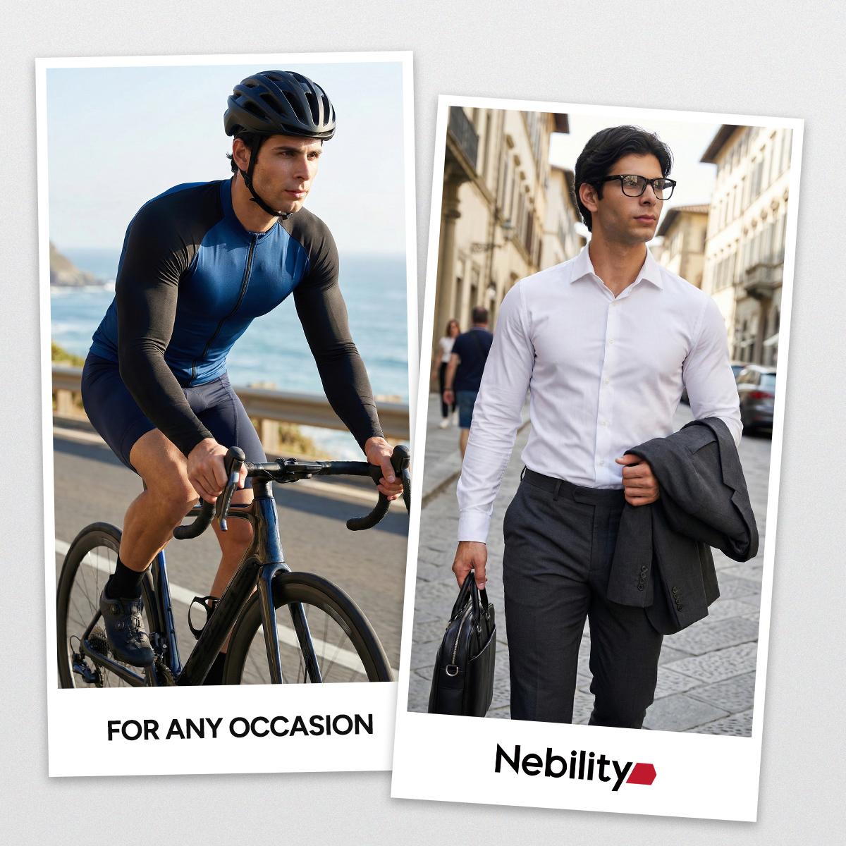 【Nebility】 Men&rsquo;s Invisible Seamless Muscle-Enhancing T-Shirt with Removable Muscle Pads and Light Compression Function, Suitable for Everyday Wear, Cosplay, and Special Occasions,fathersdaygift