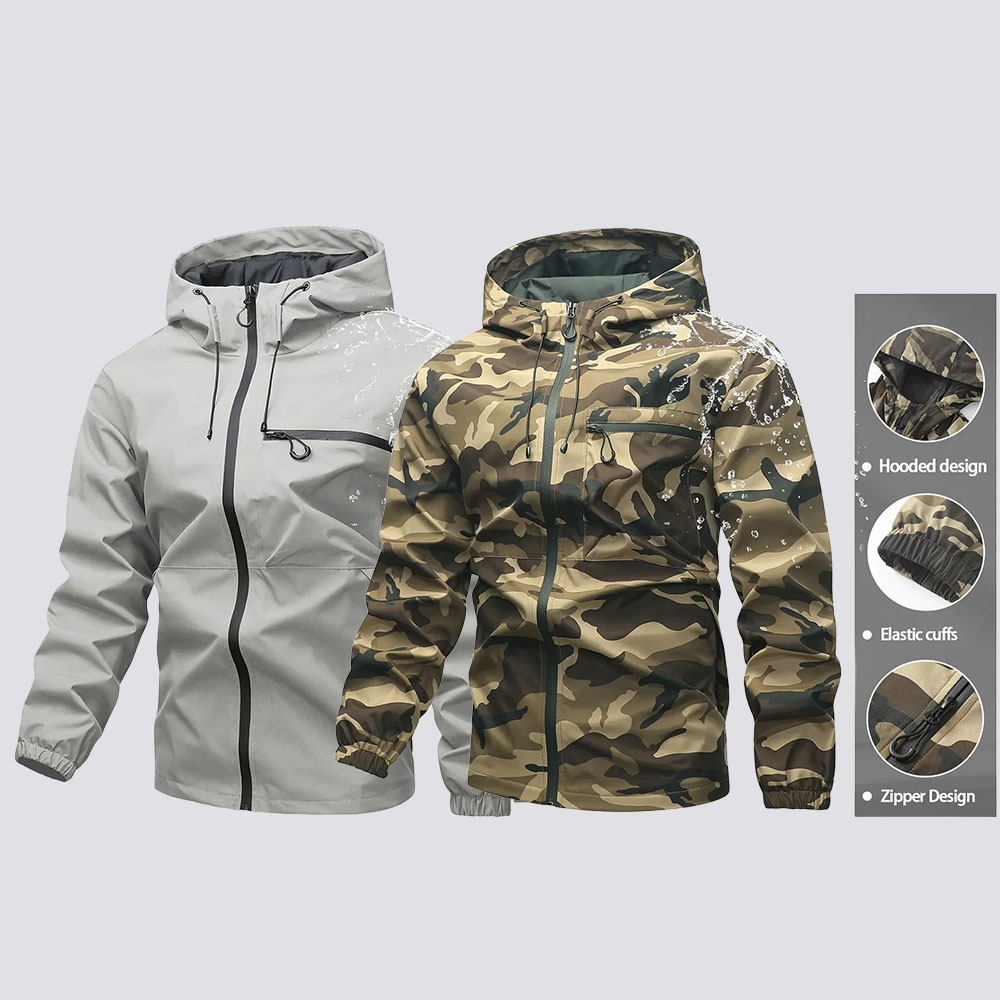 Unisex all-weather waterproof windproof jacke