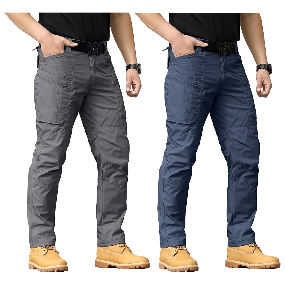 Men's Rip-Stop Tactical Pants Work Cargo Pants