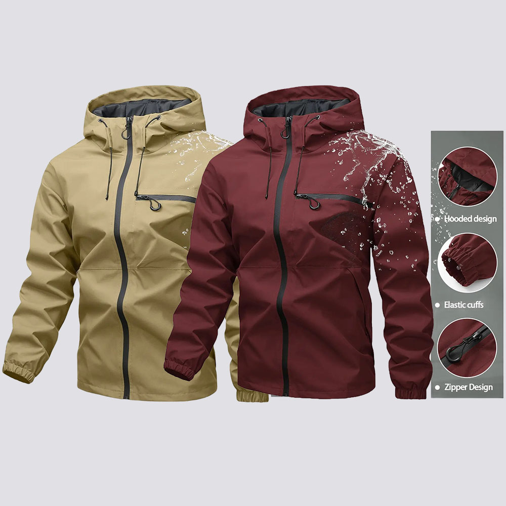 Unisex all-weather waterproof windproof jacke