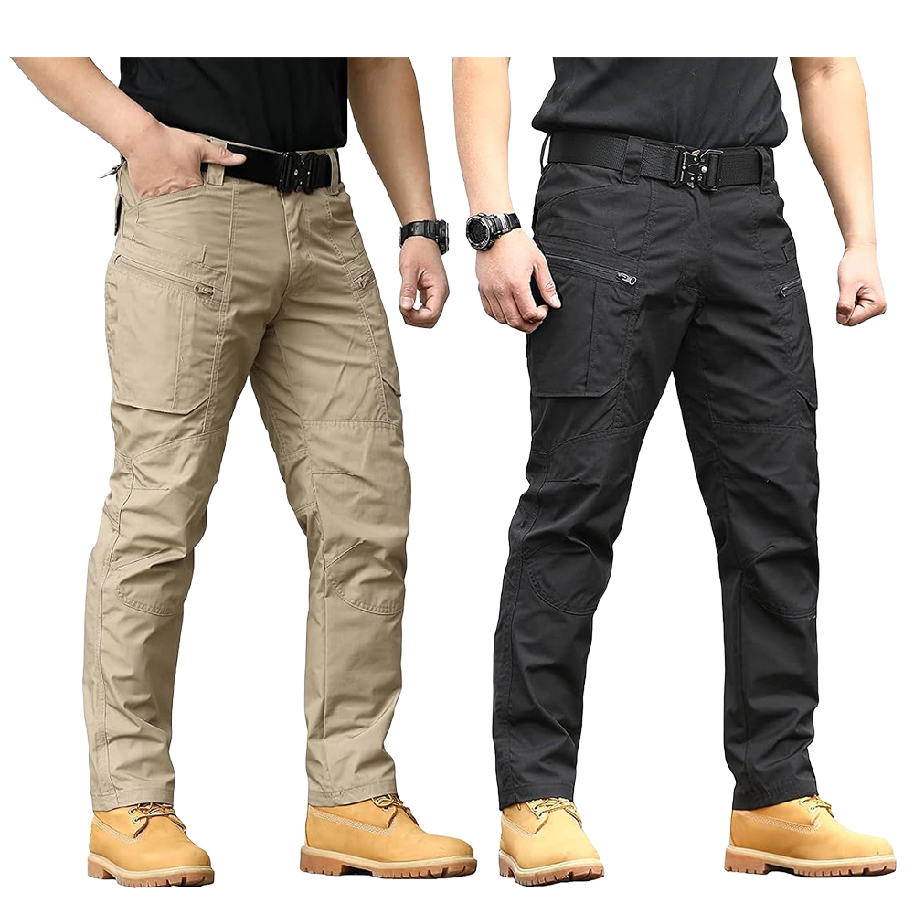 Men's Rip-Stop Tactical Pants Work Cargo Pants