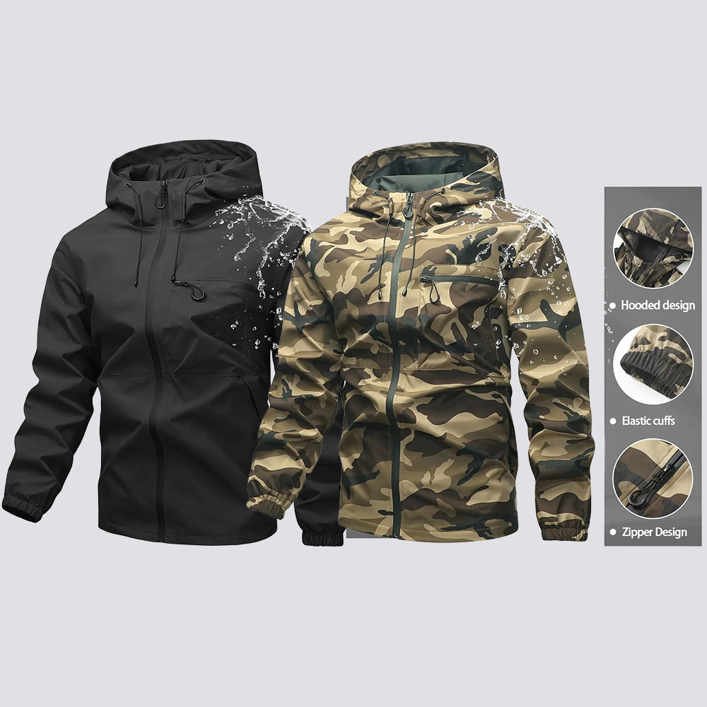 Unisex all-weather waterproof windproof jacke
