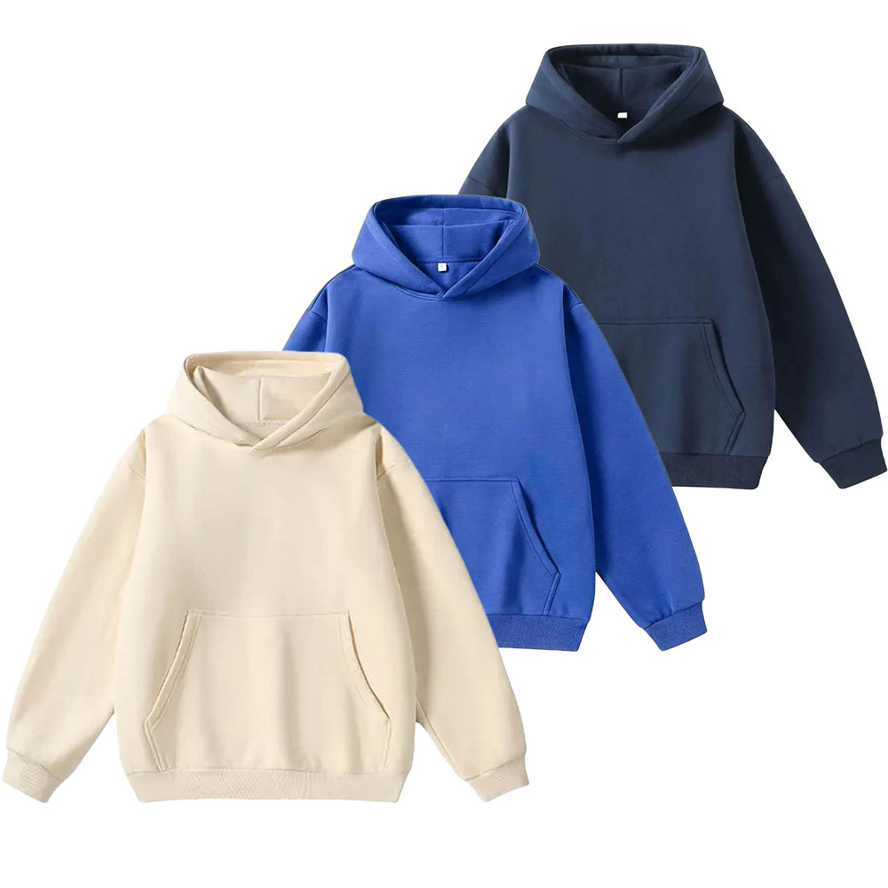 Men's Hoodie Cotton Blend Long Sleeve Pullover Regular Fit Soft Breathable