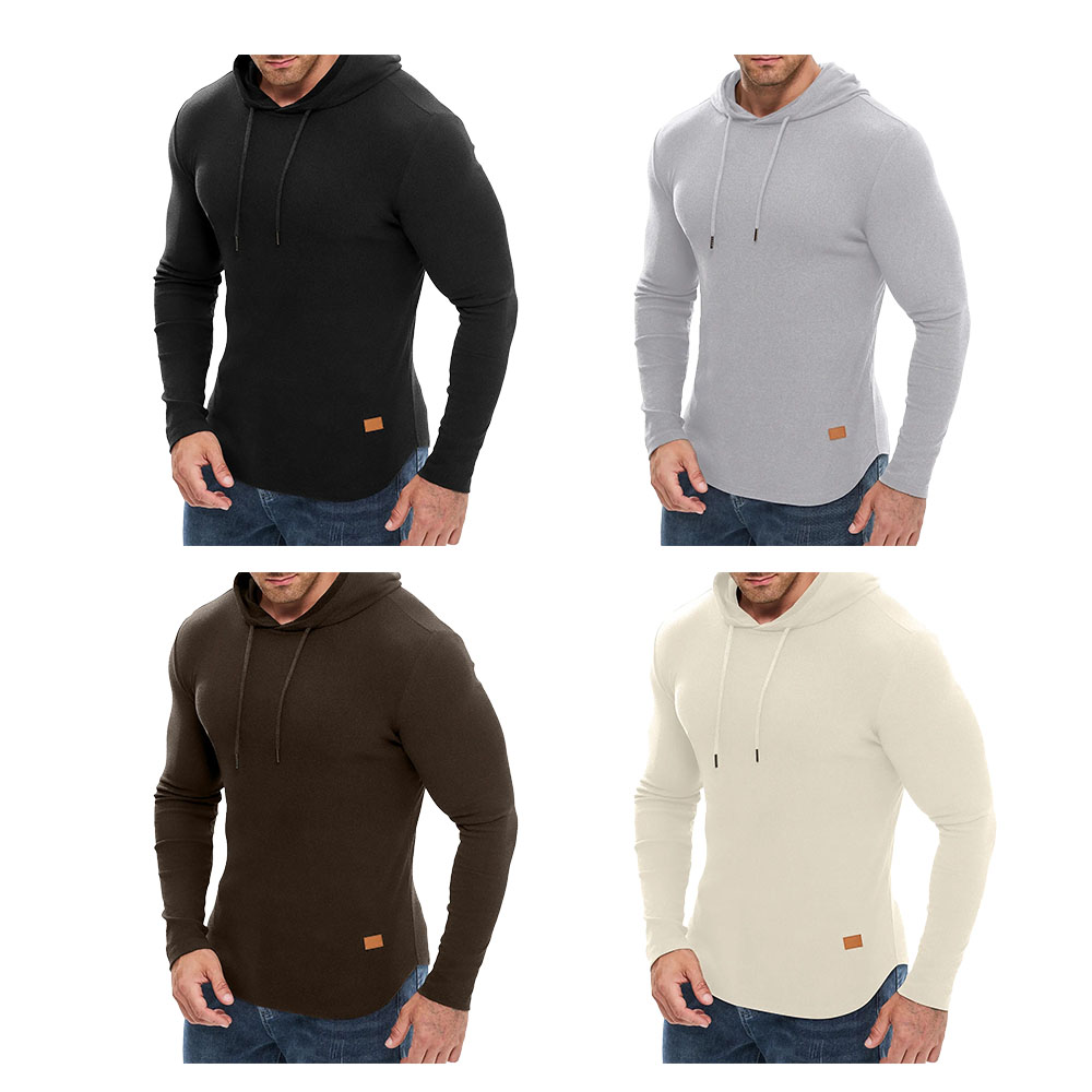 Mens Fashion Hoodies Fleece Long Sleeve Athletic Sweatshirt Pullover T Shirts